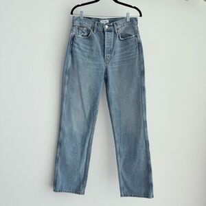 RE/DONE Jeans Womens 29 Blue 90s High Rise Loose 60s Fade Minimalist Staple